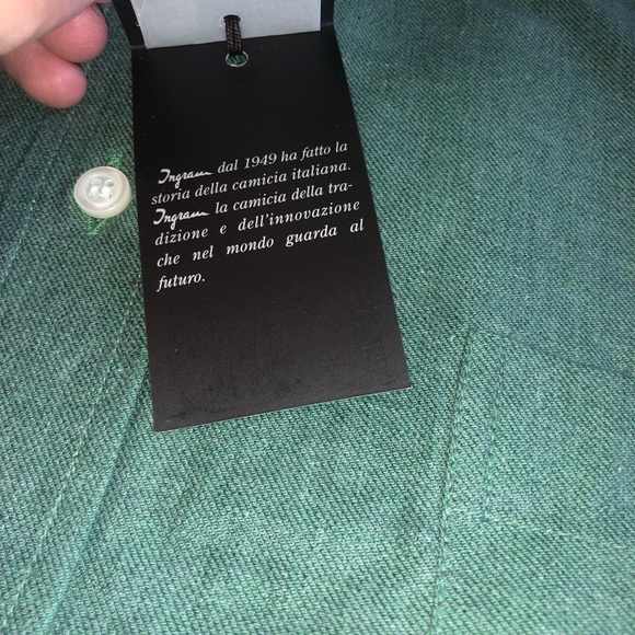 Ingram Made In Italy Button Up Shirt XL - Picture 7 of 7